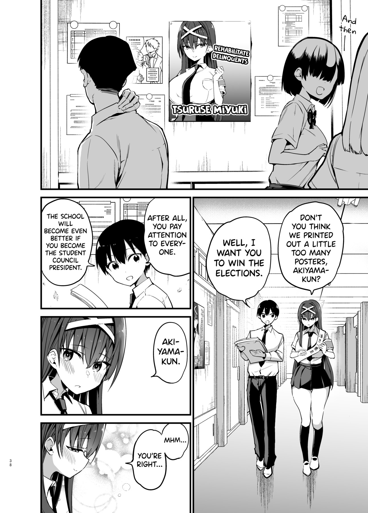 Hentai Manga Comic-The Fall of the Morals Committee President-Read-37